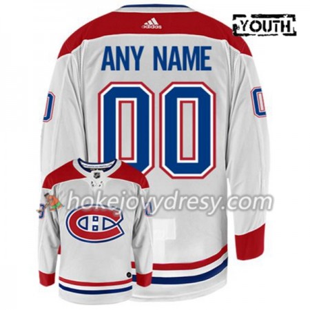 Dětské Hokejový Dres Montreal Canadiens Personalizované Adidas Bílá Authentic